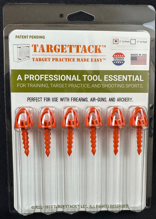 1-Inch 12-Pack of TargetTacks® Original Orange
