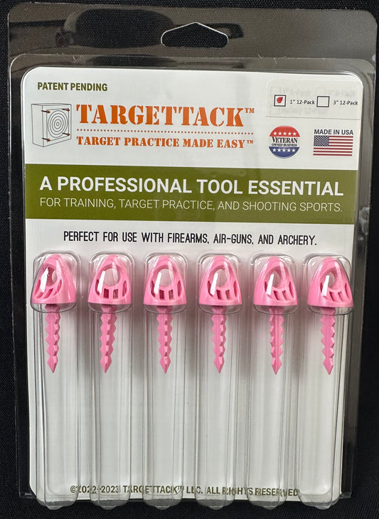 1-Inch 12-Pack of TargetTacks® Pink