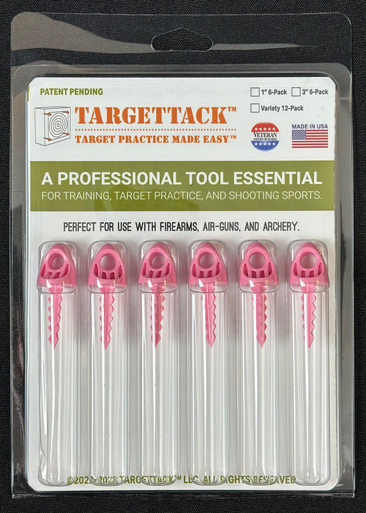 1-Inch 6-Pack of TargetTacks® Pink