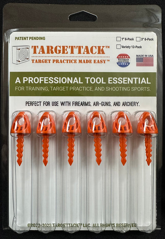 1-Inch 6-Pack of TargetTacks® Original Orange